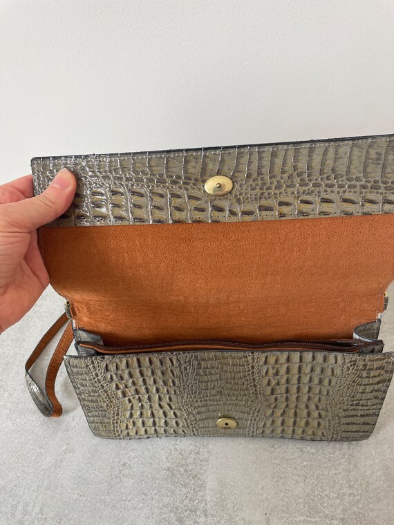Jody croc embossed leather circle crossbody bag deals