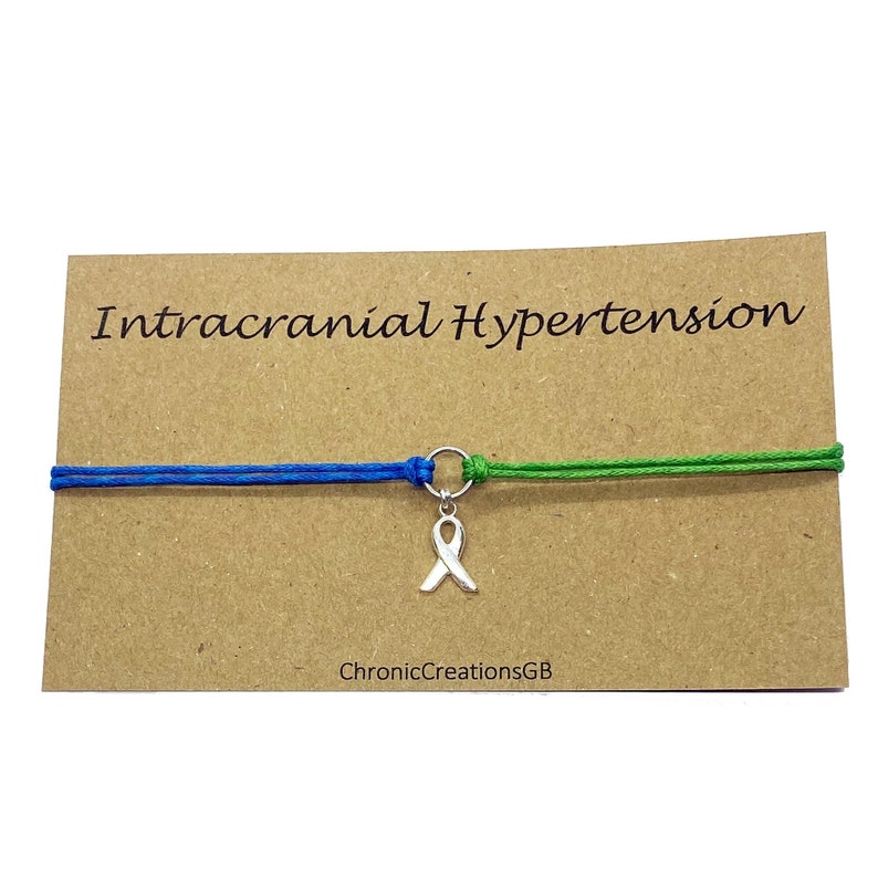 Intracranial Hypertension IIH Awareness Ribbon Bracelet Etsy