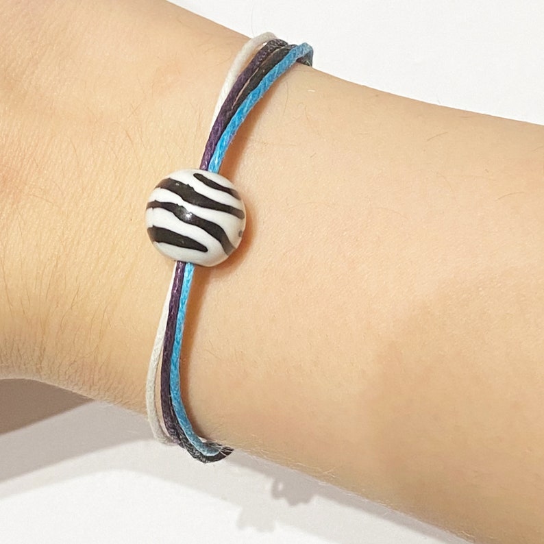 EDS POTS MCAS Awareness Bracelet Rare Disease Zebra Etsy