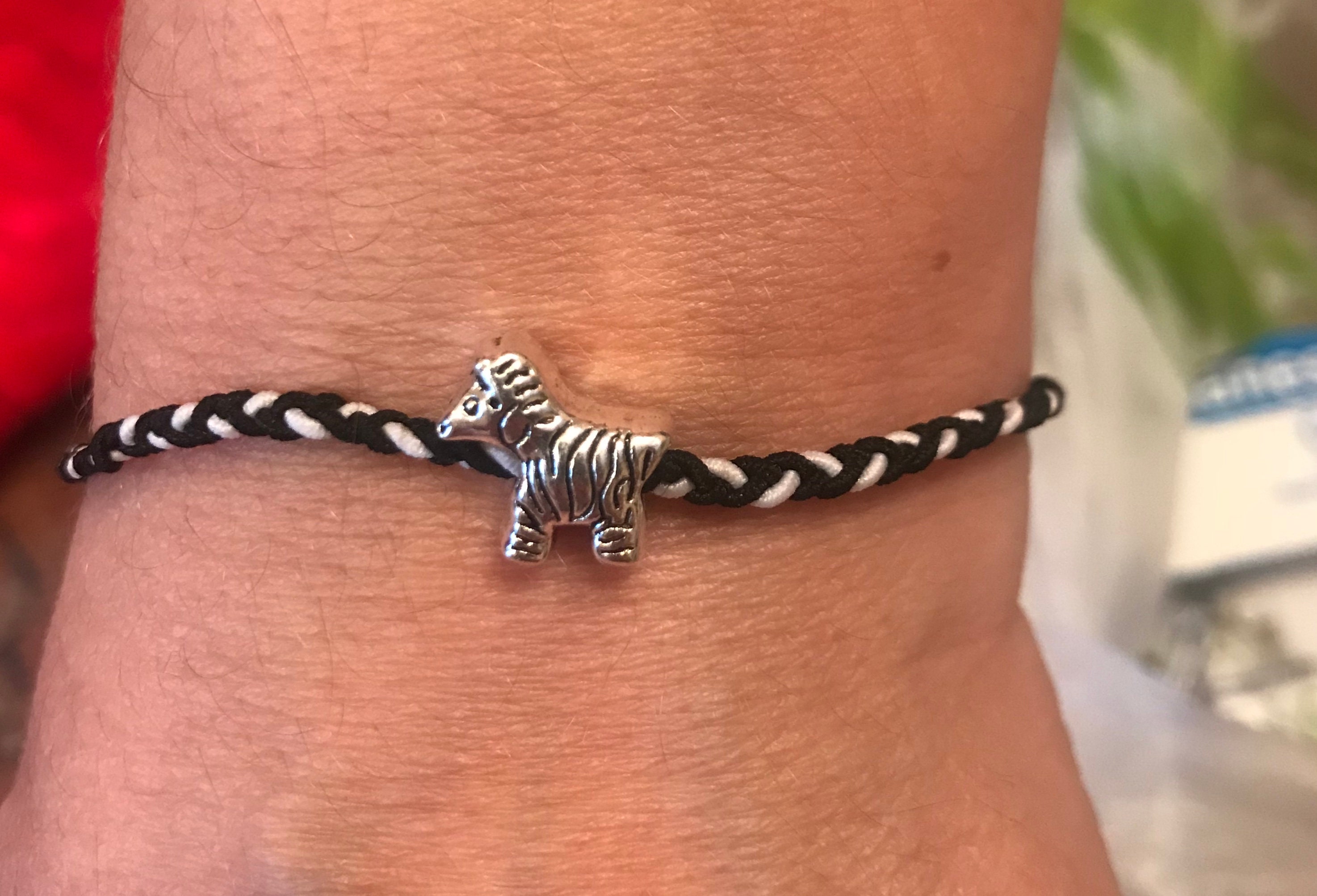 Joint Hypermobility Bracelet with Zebra Charm EDS Awareness Etsy
