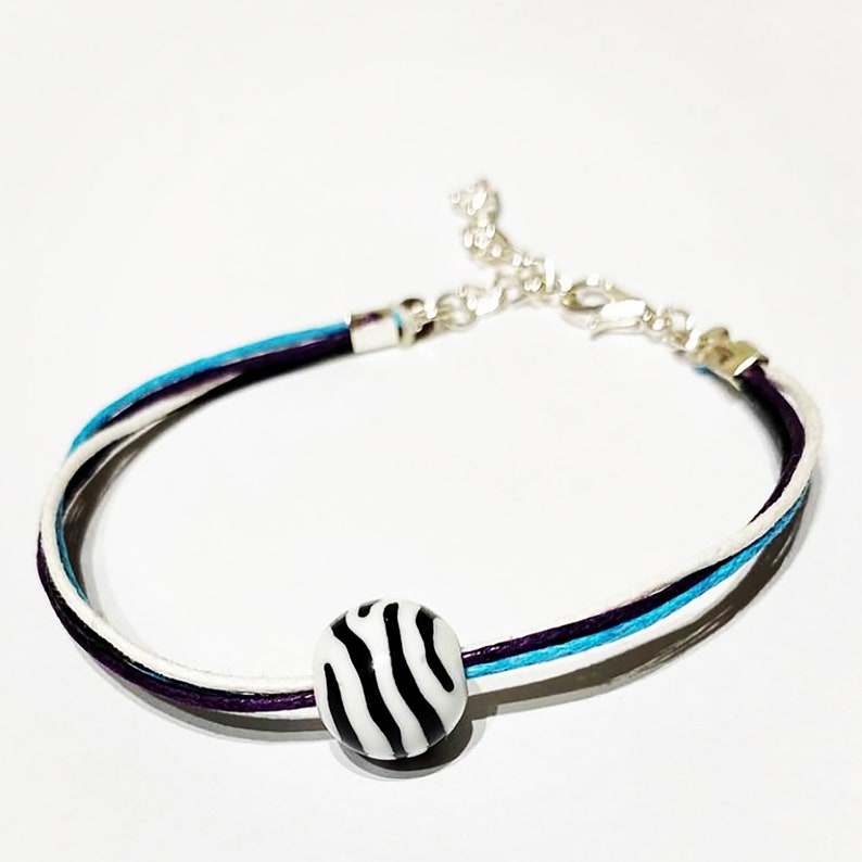 EDS POTS MCAS Awareness Bracelet Rare Disease Zebra Etsy