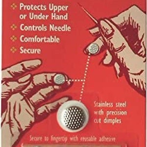 Colonial Thimble Self Adhesive Finger Pads - Available in a Variety of Styles