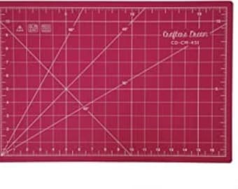 Crafters Dream Pink Tapis de découpe auto-cicatrisant 18" x 24"