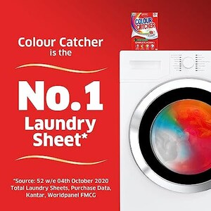 Colour Catcher Complete Action Laundry Sheets, Helps to Prevent Colour Run and Protects Brightness 40 Sheets zdjęcie 3