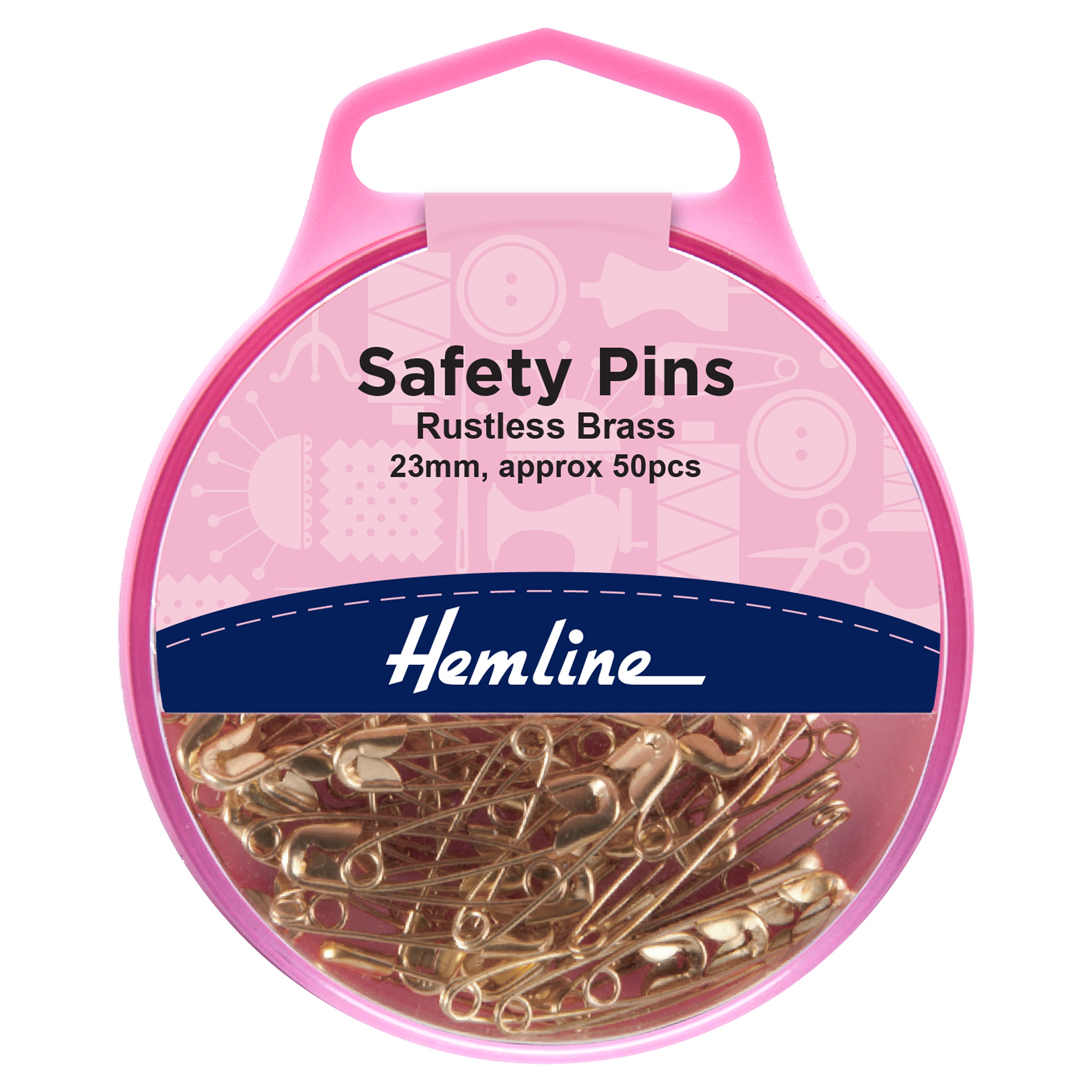 Dritz Spille Di Sicurezza In Ottone - 50 Pezzi - Misure Assortite - Antiruggine - Per Cucito E Hobby Creativi - 2