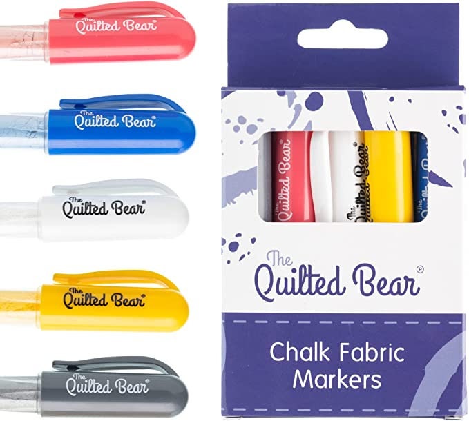 Tailors Chalk Pencils With Brush Colour Choice Sewing Dressmakers Fabric 