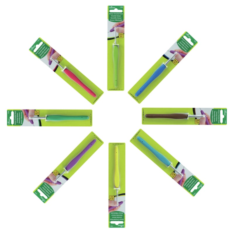 Clover Amour Crochet Hooks - Full Range of Sizes Available! image 1