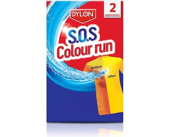 Dylon S.O.S Color Run Teinture pour tissus 75 ml, 2 pièces (lot de 1)