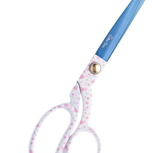 The Quilted Bear Fabric Scissors - 8.5" (21.5cm) Titanium Precision Blade Sharp Heavy Duty Scissors Great for Cutting Fabric & Crafting