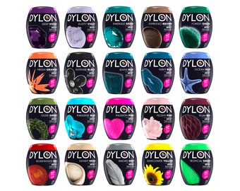 Dylon Machine Dye Pod 350G - Various colours are available - Ultimate solution for vibrant and effortless fabric transformations