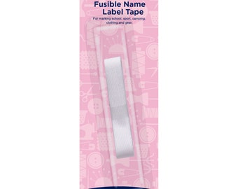 Hemline Iron On Name Label Tape