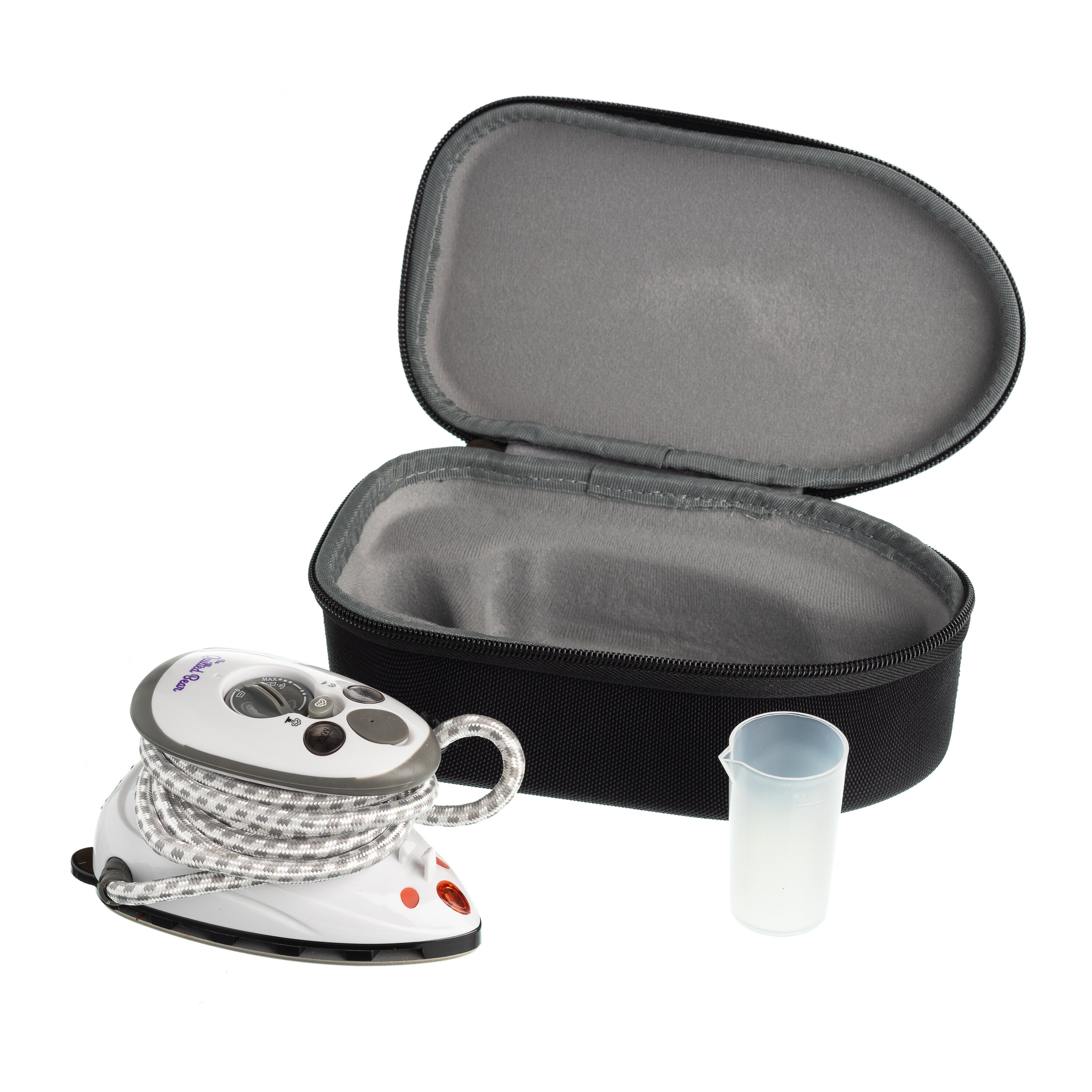 Mini Ferro Da Stiro Da Viaggio The Quilted Bear - Piastra Ceramica, Vapore, Custodia Nera - Foto 8