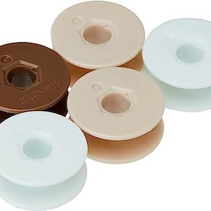 Clover Spare Bobbin Set White or Brown