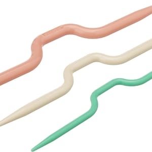 Clover Cable Stitch Holders, Pack of 3 in Sizes Small, Medium & Large, for Knitting
