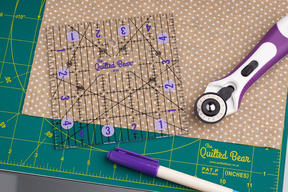 The Quilted Bear Quilting Rulers Transparent Acrylic Non Etsy