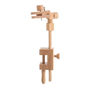 The Quilted Bear Versatile Adjustable Table Clamp - Beech Wood Embroidery Hoop & Tapestry Frame Holder for Embroidery, Quilting, Tapestry
