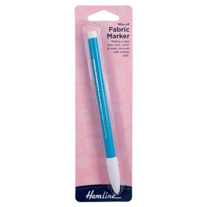 Hemline Wipe Off/Wash Out Fabric Marker Pen Hemline Wipe Off/Wash Out Fabric Marker Pen