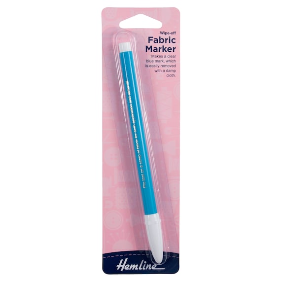 Hemline Wipe Off/Wash Out Fabric Marker Pen Hemline Wipe Off/Wash Out Fabric Marker Pen