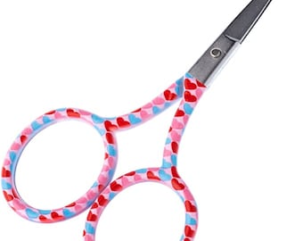 The Quilted Bear 3.5" Embroidery Scissors Small Sharp Blades used as Embroidery, Cross Stitch, or Nail Scissors with Your Choice of Design!