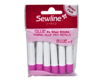 Stix 2 Fabric Glue Pen & Refills Refillable Dries Clear Water Soluble  Applique