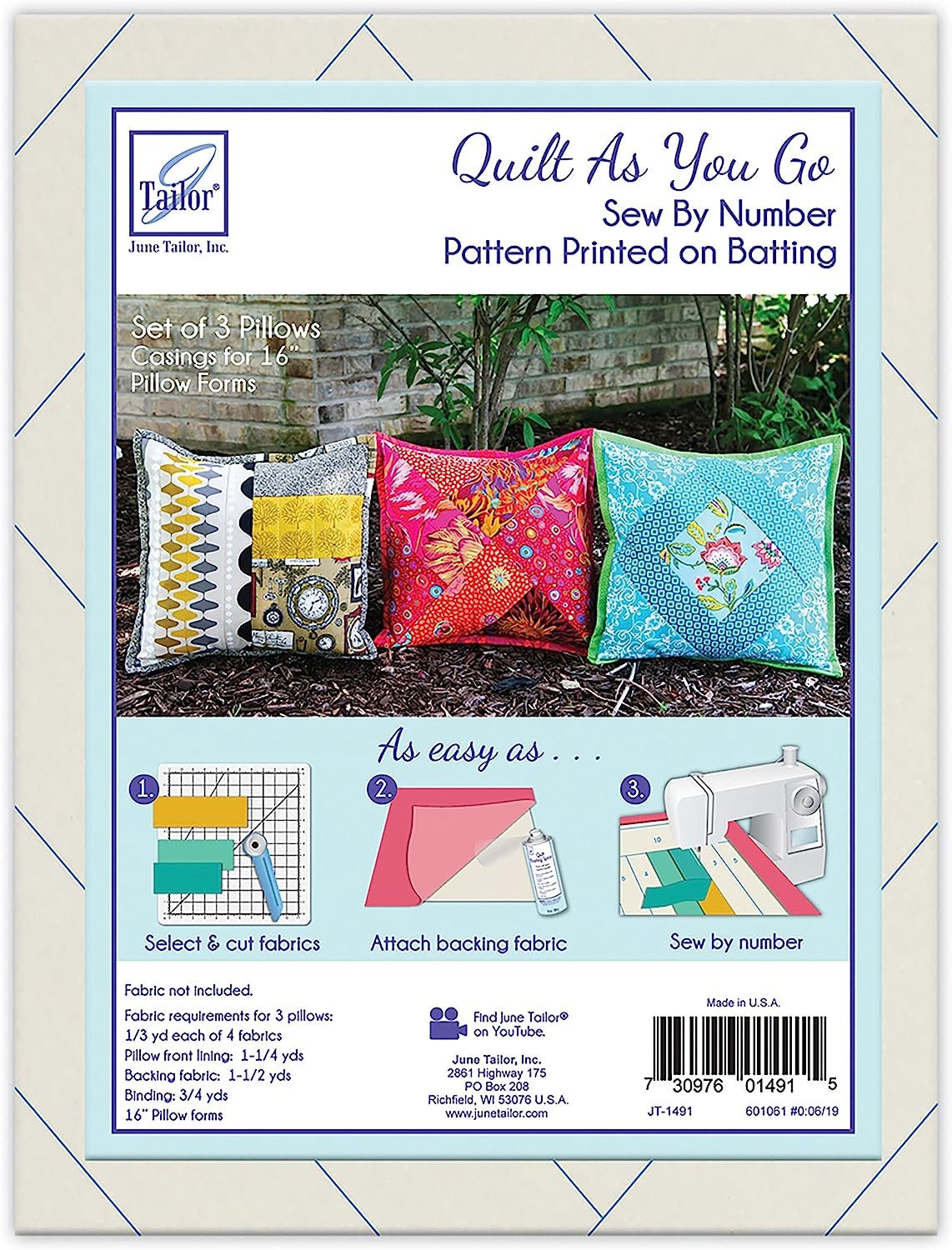 June Tailor Holiday Stocking - Quilt As You Go