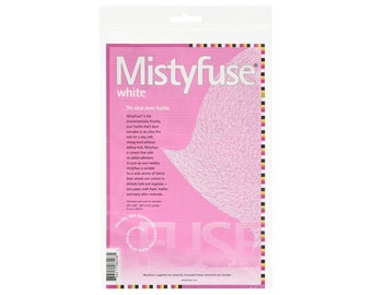 Mistyfuse Fusible Web White ou Black Roll de différentes tailles - 20" x 2,5yds ou 20" x 10yds