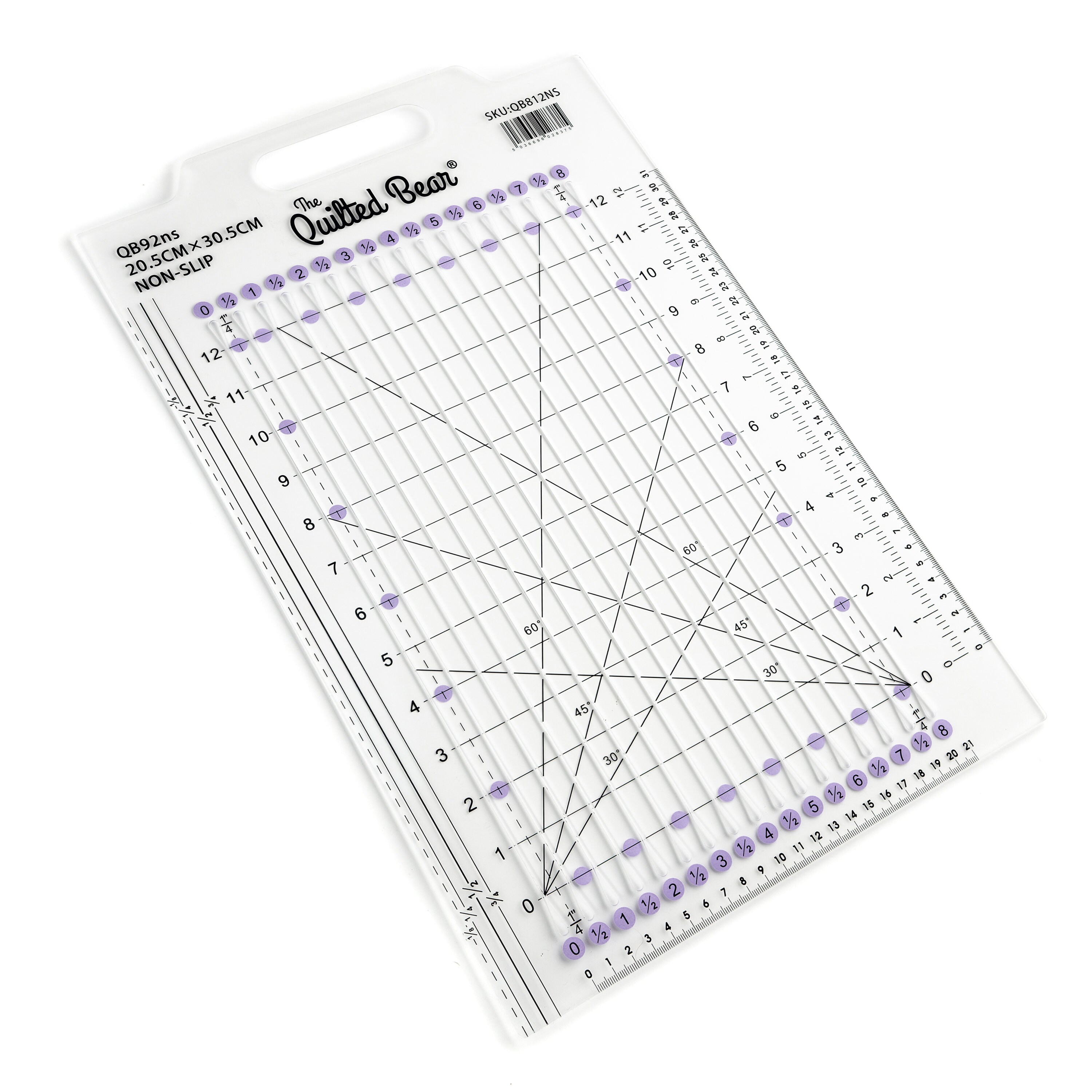 The Quilted Bear Shape Ruler- Double Thickness Non Slip Multi-purpose ...