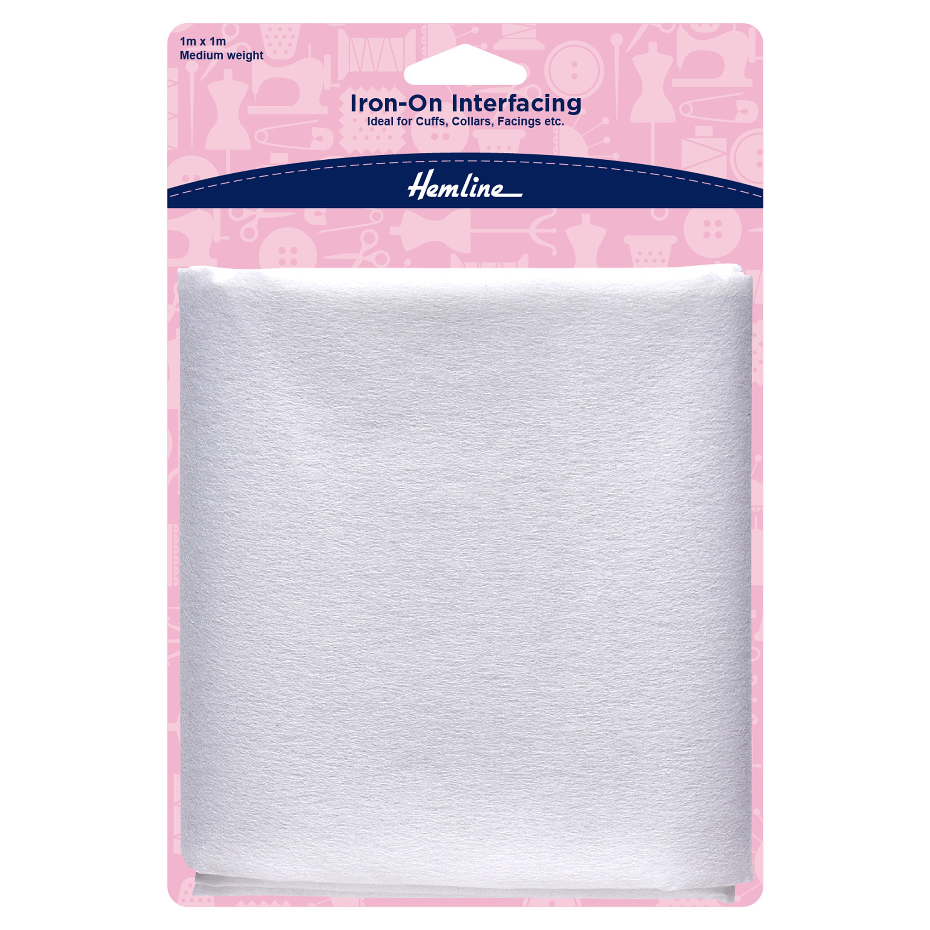 Fusible Fleece Stabilizer, Iron on Lightweight Fleece, Medium