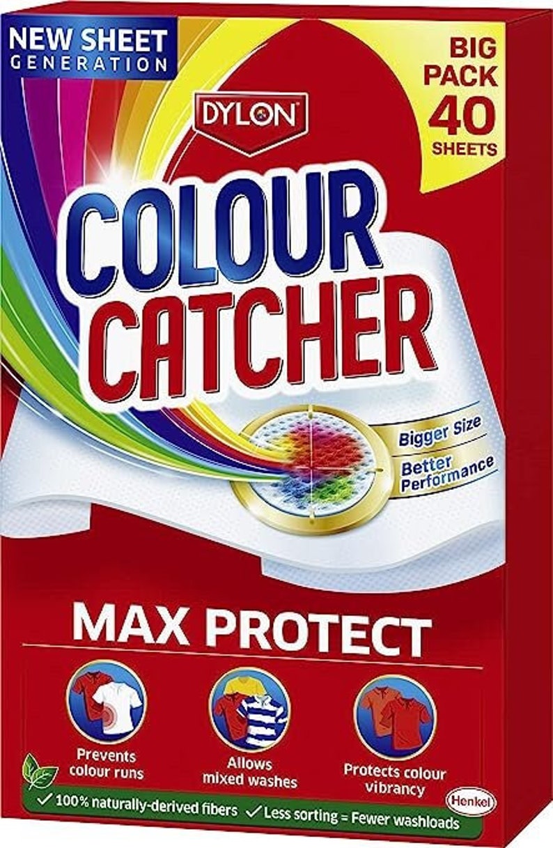 Colour Catcher Complete Action Laundry Sheets, Helps to Prevent Colour Run and Protects Brightness 40 Sheets zdjęcie 1