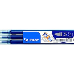 8 X Pilot Frixion Pen Erasable 0.7mm Rollerball Write Heat Erase