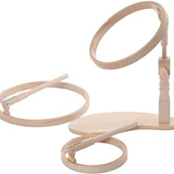 Elbesee Wooden Embroidery Hoop Seat Frame - Various Sizes Available