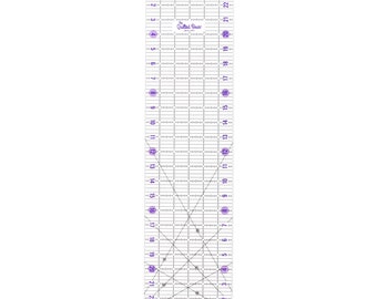 Les règles de matelassage de l'ours matelassé - Règle de matelassage, de patchwork et de couture en acrylique transparent antidérapant avec des lignes noires à des angles de 30, 45 et 60 degrés