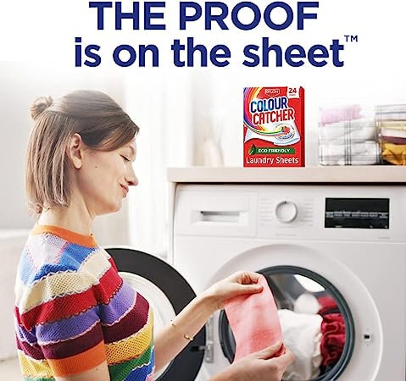 Colour Catcher Complete Action Laundry Sheets, Helps to Prevent Colour Run and Protects Brightness 40 Sheets zdjęcie 7