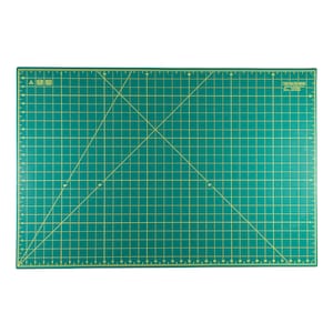 The Quilted Bear Große Schneidematten - Fünfschichtige Hochleistungs-Schneidematte 24 "x 36" (A1) mit 60- und 45-Grad-Winkelmarkierungen