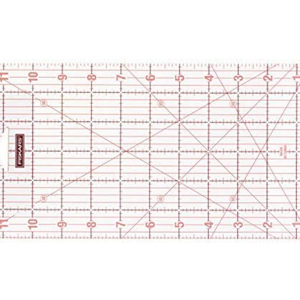 Fiskars Acryl Lineal, Verschiedene Größen und Einheiten erhältlich, optimal für Patchwork