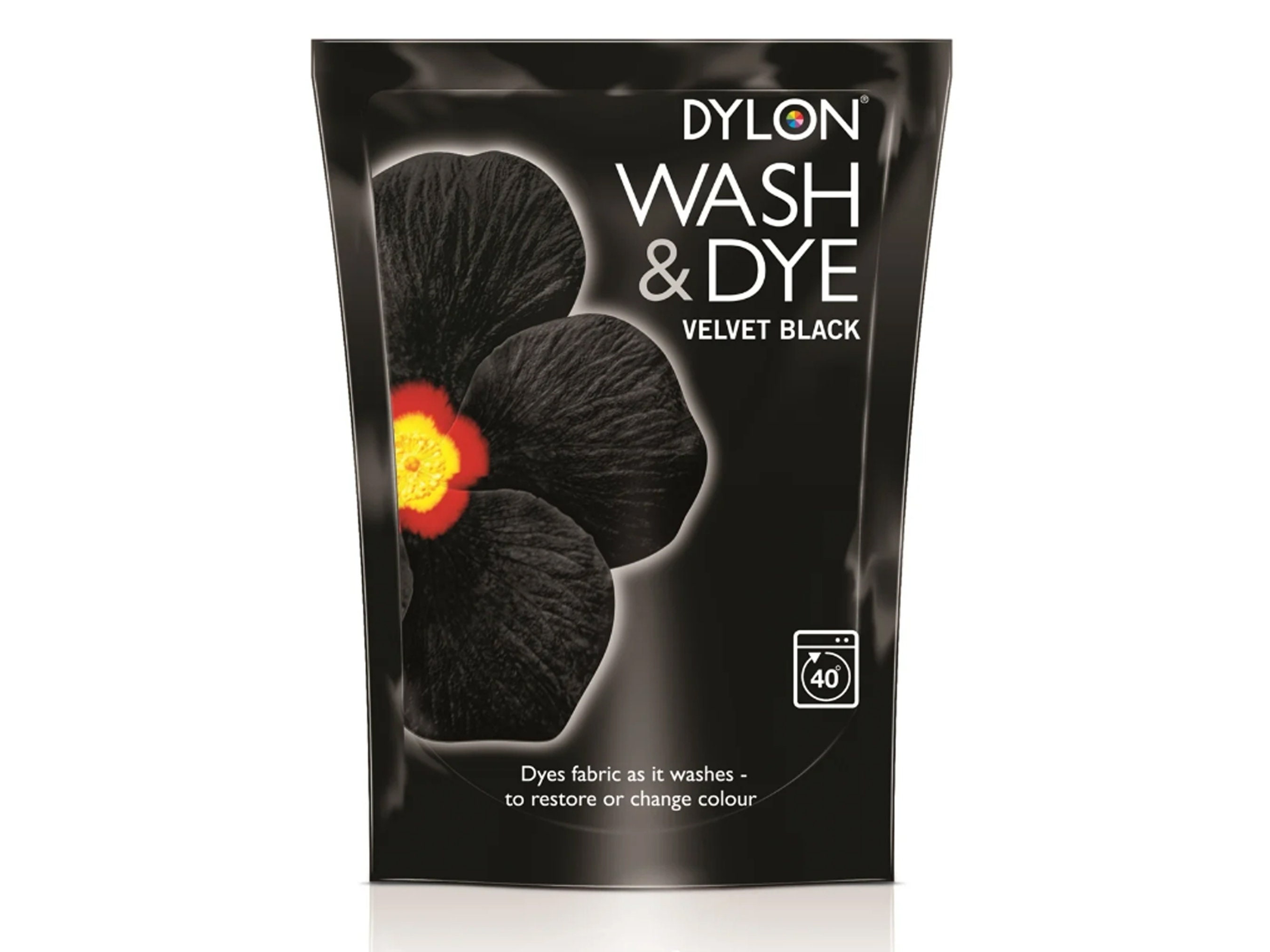 Dylon Washing Machine Fabric Dye Pod Intense Black, 350g 