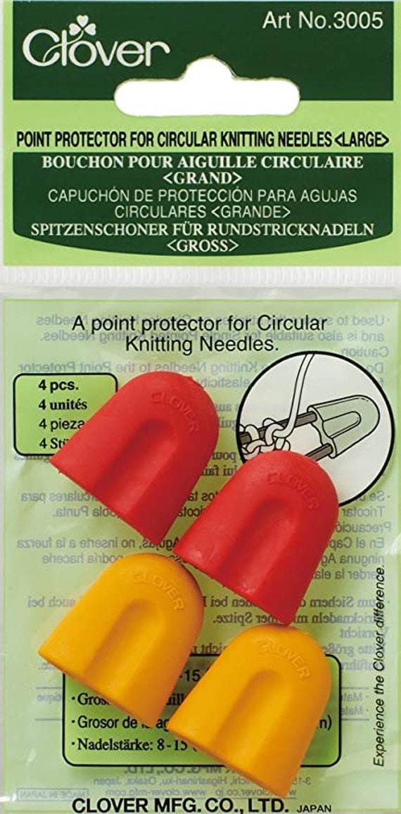 FDCGAS Protezioni per Punto Ferri da Maglia - 30 pcs Tappi per Ferri da Maglia,Punte Ago