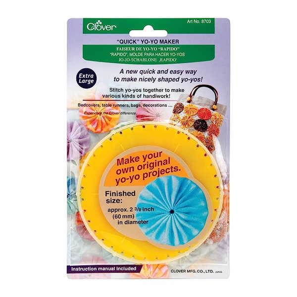 Clover Quick Round Yo-Yo Maker, verkrijgbaar in 4 maten