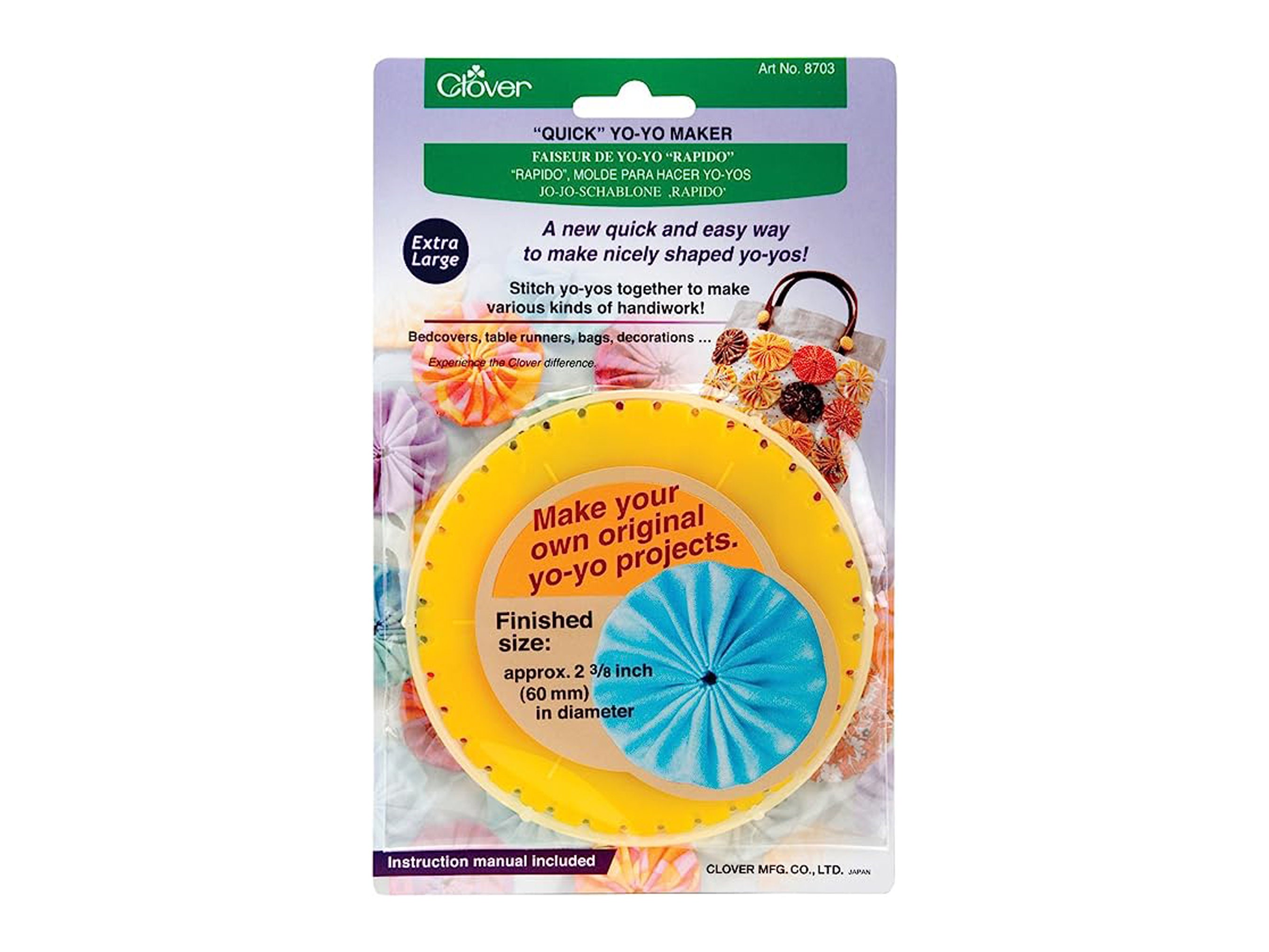 Clover Quick Round Yo-Yo Maker, Available in 4 sizes