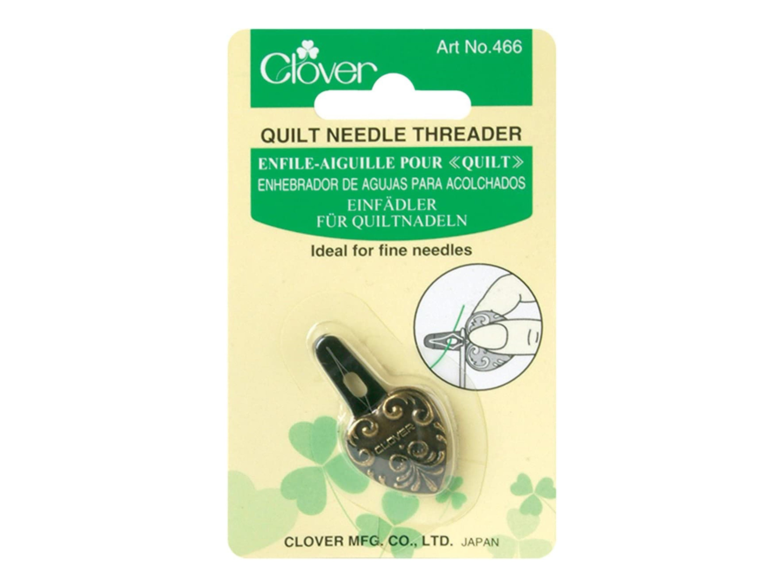Needle Threader Clover Embroidery Threader for Large Eye Needles Embroidery  Needle Threader Work With Thick & Metallic Embroidery Thread 