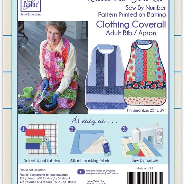 June Tailor Quilt As You Go Apron