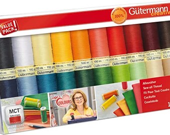 Gutermann Creativ Sew-All Assorted Polyester Nähgarn Set 20 x 100m