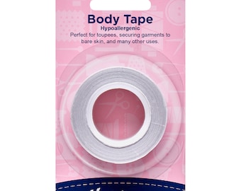 Hypoallergenes Body Tape am Saum 3m x 25mm