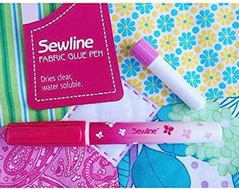 Sewline Water Soluble Glue Marker & Blue Refill