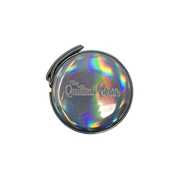 The Quilted Bear Polka Dot Retractable Tape Measure With Double Sided Metric & Imperial Measuring Tape For Sewing, Tailors Or As A Body Measuring Tape 150cm/60" (Pink Polka Dots