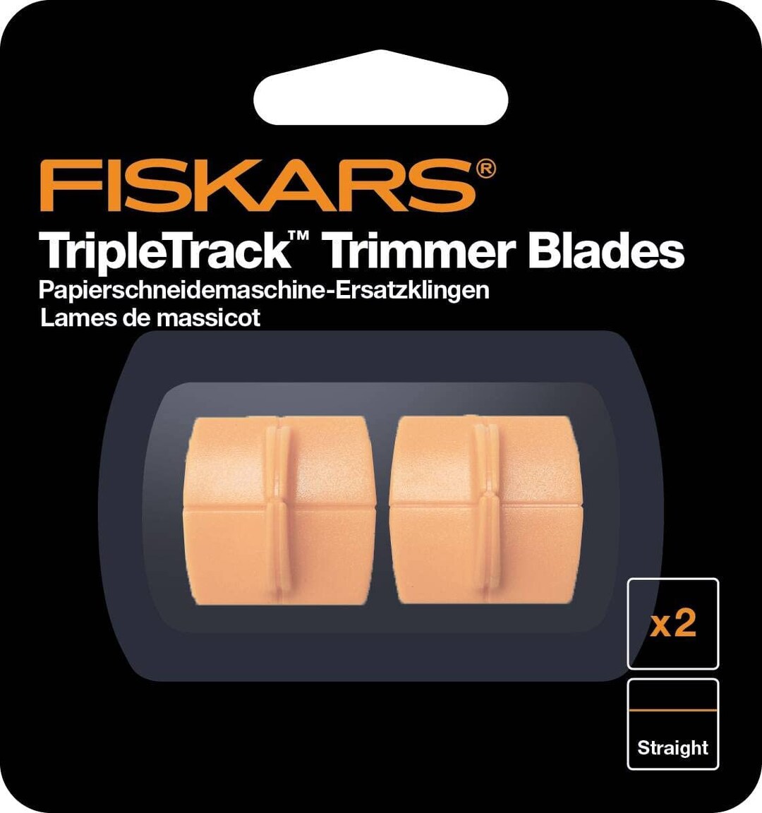 Fiskars Spare Blades for Personal Paper Trimmers, 2 Pieces, for