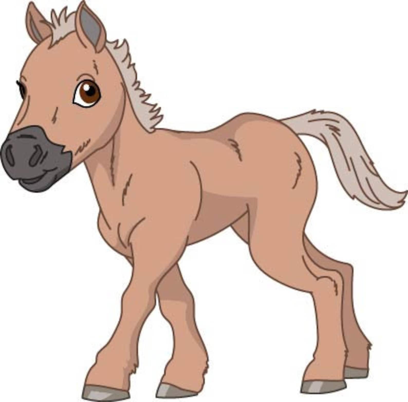 Ironing Pattern Horse Mustang Printed Velour/flock Etsy