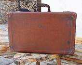Vintage suitcase, Old antique suitcase, Shabby Chic
