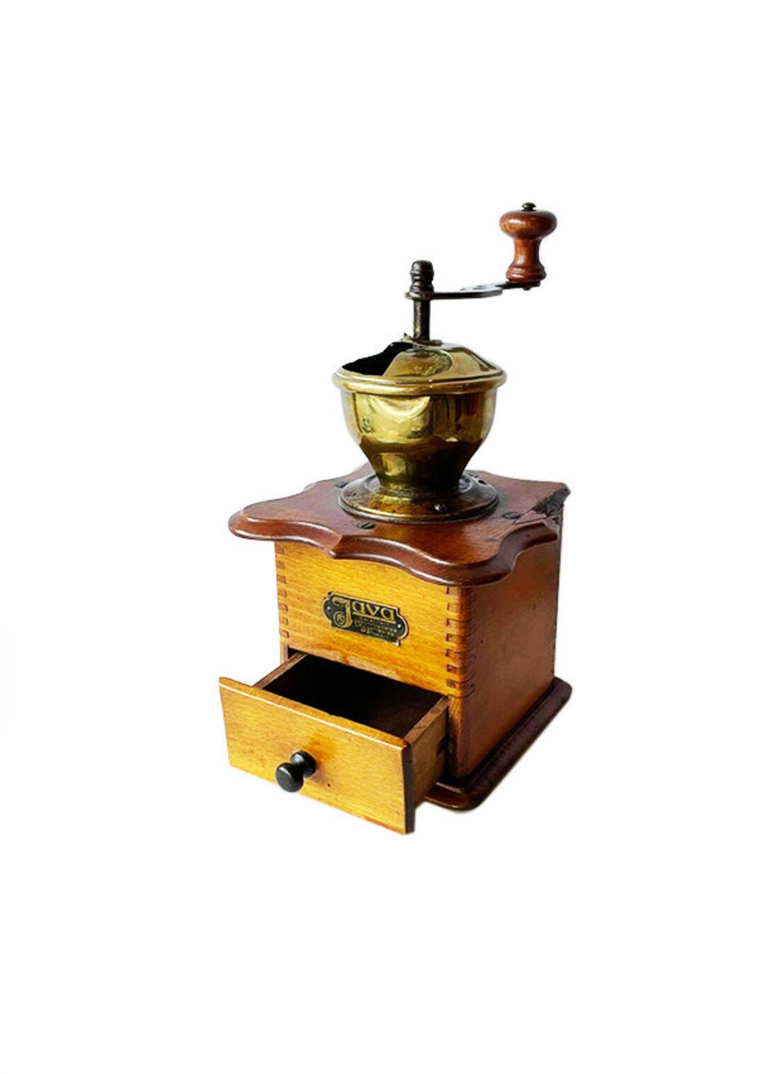 Vintage Coffee Grinderwooden Coffee Grinderpepper Etsy
