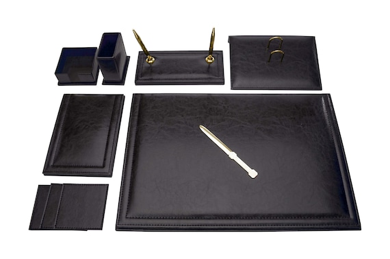 Classic Luxury Desk Set 12 Pieces Black Office Desk - Etsy